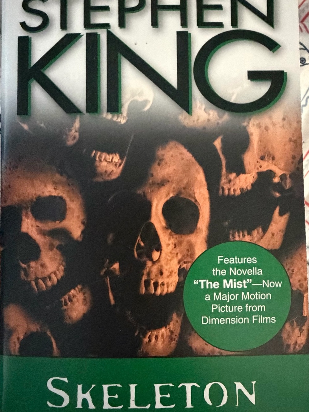 Skeleton Coffee Table Book — Green and Brown Cover